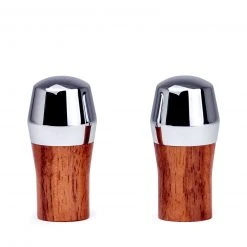 Clive Wood Shop Accessories Wood Joysticks With Chrome (Set Of 2)